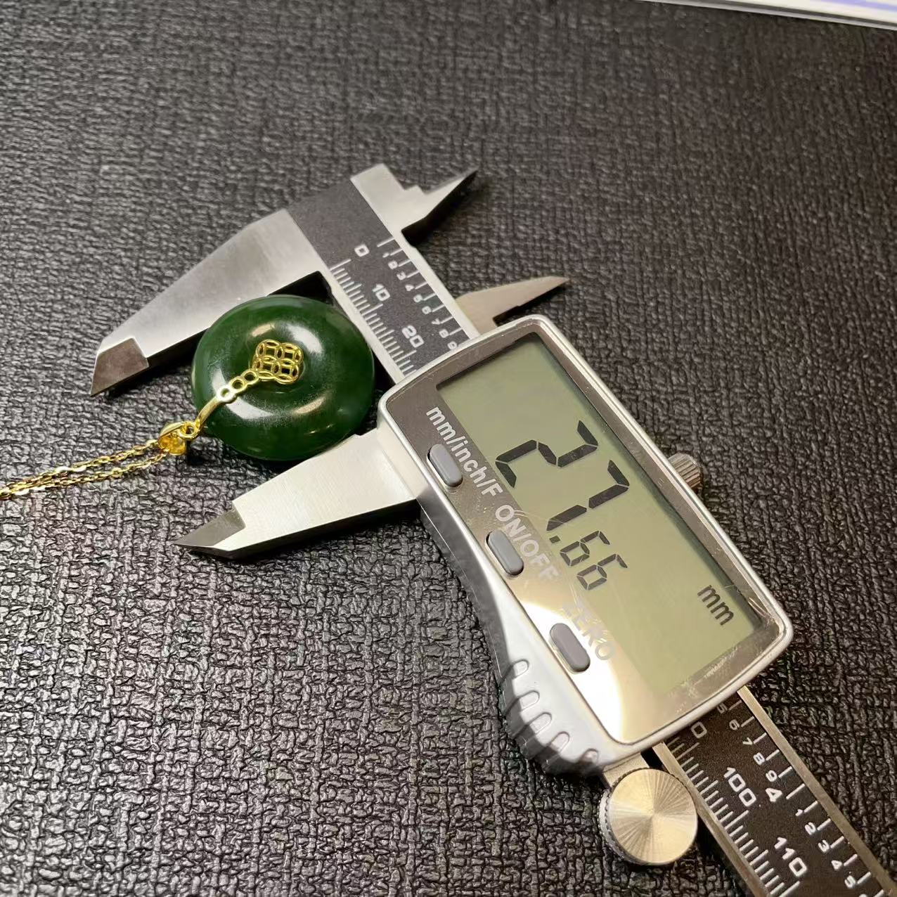 Certifeid Natural Green Jade Large Donut Pendent, Nephrite Jade Peach Pendent, Rich Green Jade Circle Pendent