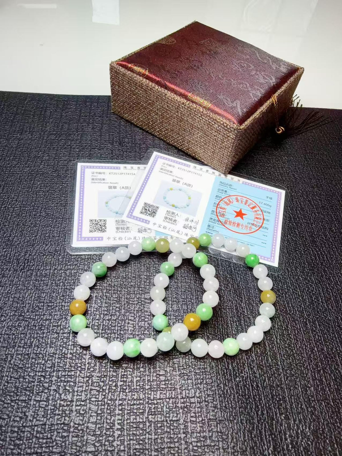 Certified Natural Jadeite Beaded Bracelet, 8mm Multi Color Grade A Jadeite Bracelet, Natural Green Jadeite, Real Jade Bracelet