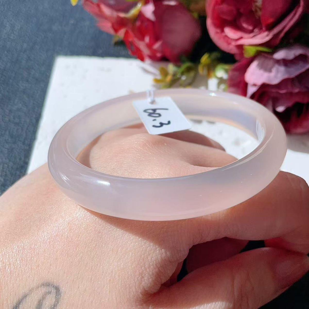 Natural Agate Bangle Bracelet, Thick Stone Bangle 11.5-12mm ，Real Natural Agate Bangle, High Grade Agate, Gift for Her
