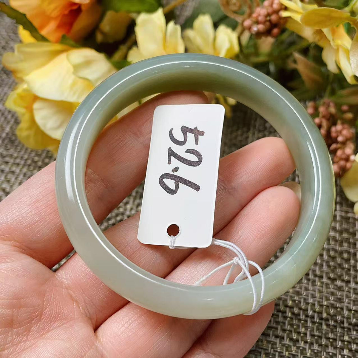 Certified Natural Nephrite Jade Small Size Bangle , Spring Water Green Jade, Bangle Size 51-55, Minimalist Jade Bangle Bracelet, XSmall Size