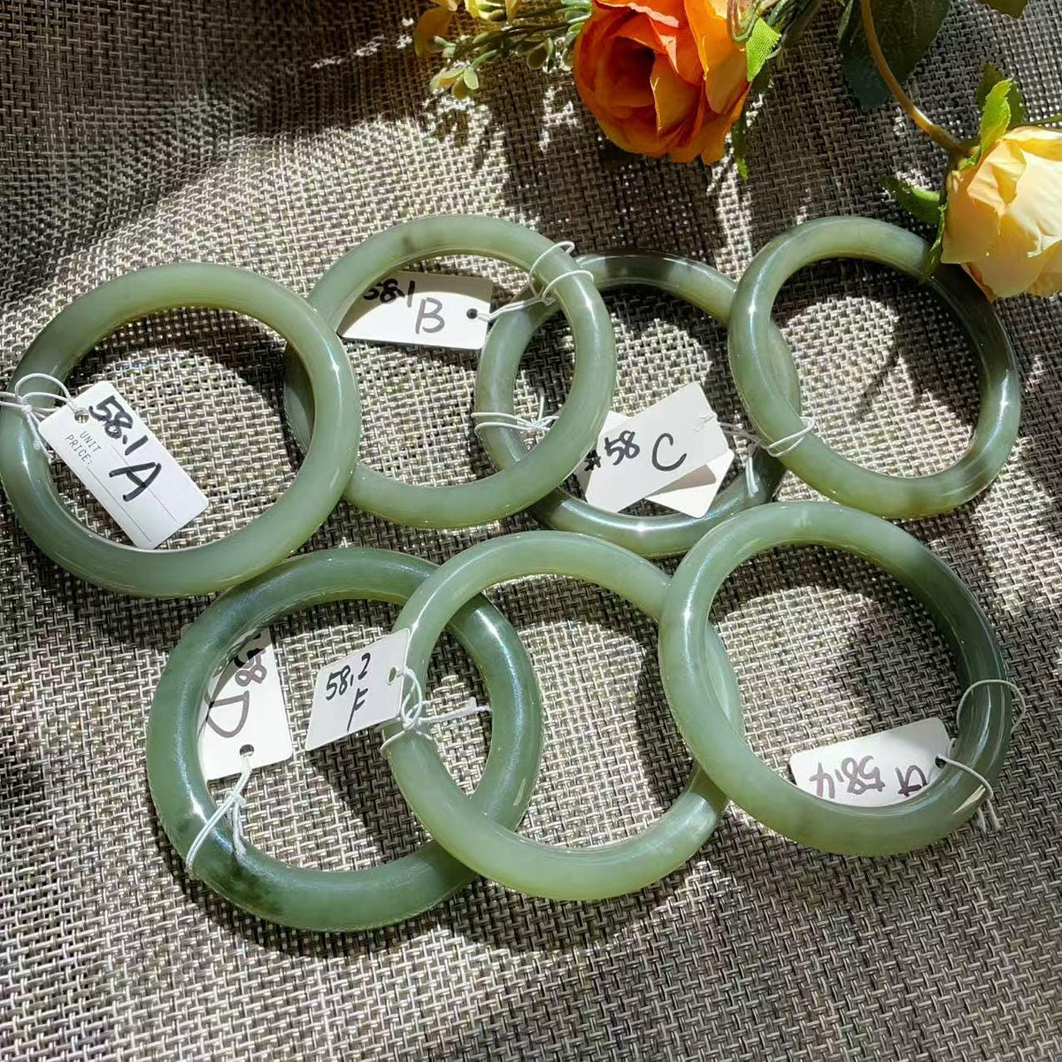 Certified Natural Green Jade Bangle, Lake Green Jade Bracelet, Size 57.5-58.5, Genuine Jade Jewelry, Minimalist Gift for Her