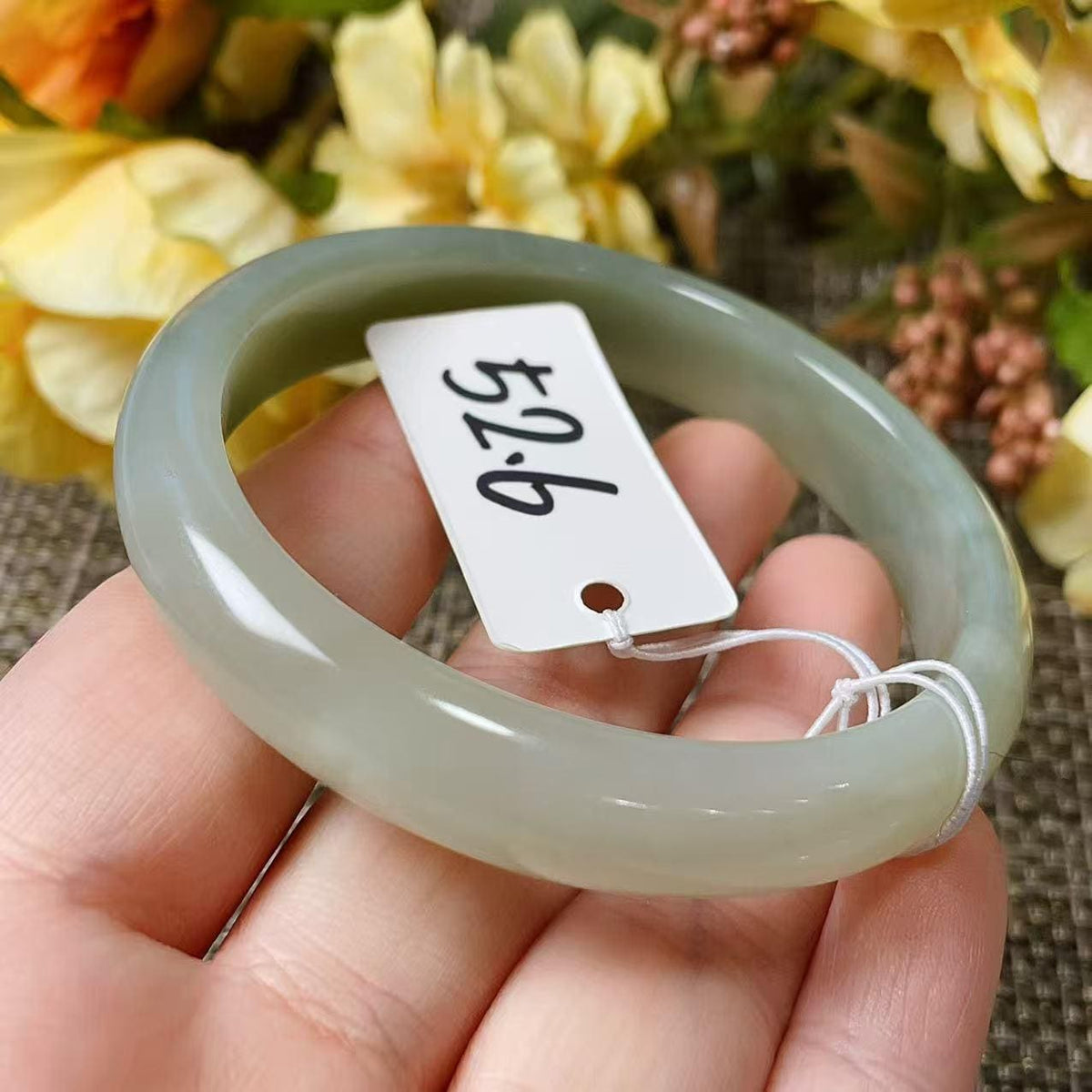 Certified Natural Nephrite Jade Small Size Bangle , Spring Water Green Jade, Bangle Size 51-55, Minimalist Jade Bangle Bracelet, XSmall Size