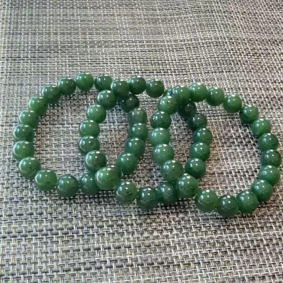 DEAL! Certifeid Green Jade Bracelet ,10mm Green Jade Bracelet , Natural Nephrite Beads, Minimalist Luxury Jewelry, Certified Jade Gift