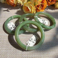 Certified Natural Green Jade Bangle , Lake Green Nephrite Jade Bangle , 57-59mm Multiple Sizes Bangle, One of a Kind