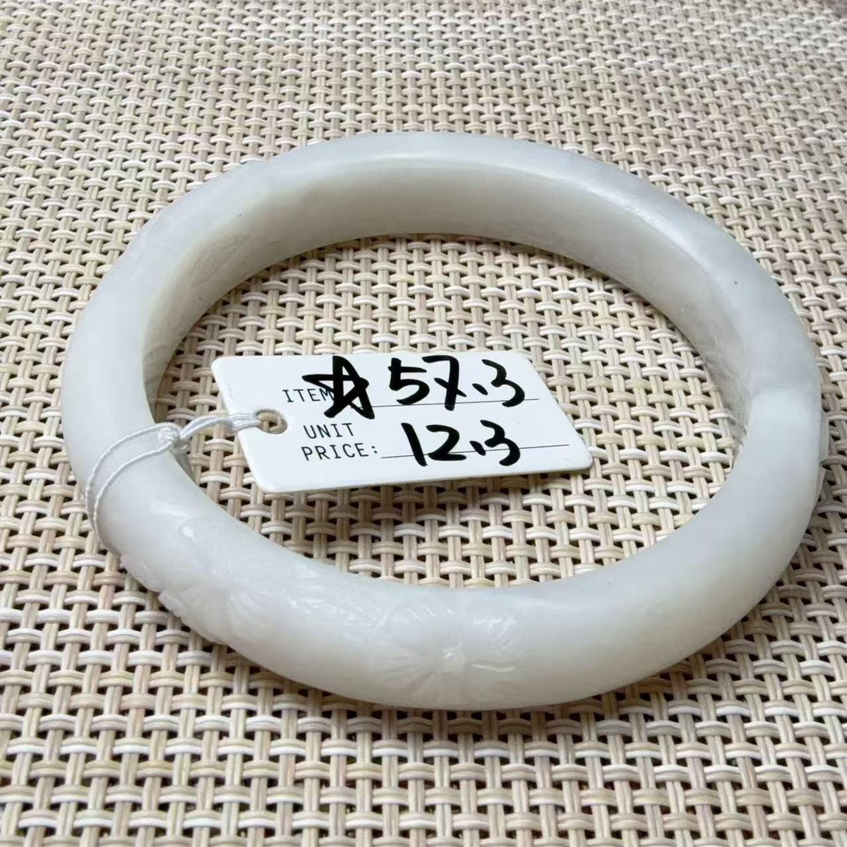 Deal Sale! Natural Jade Bangle Clearance | Imperfect Nephrite Jade Bracelet | Discount Jade Bangles, One of a Kind