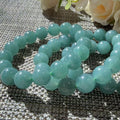Certified Natural Blue Jadeite Bracelet , Icy Blue Jade Bracelet , 7mm Jadeite Bead Bracelet , Certified Grade A Jade , Minimalist Jewelry