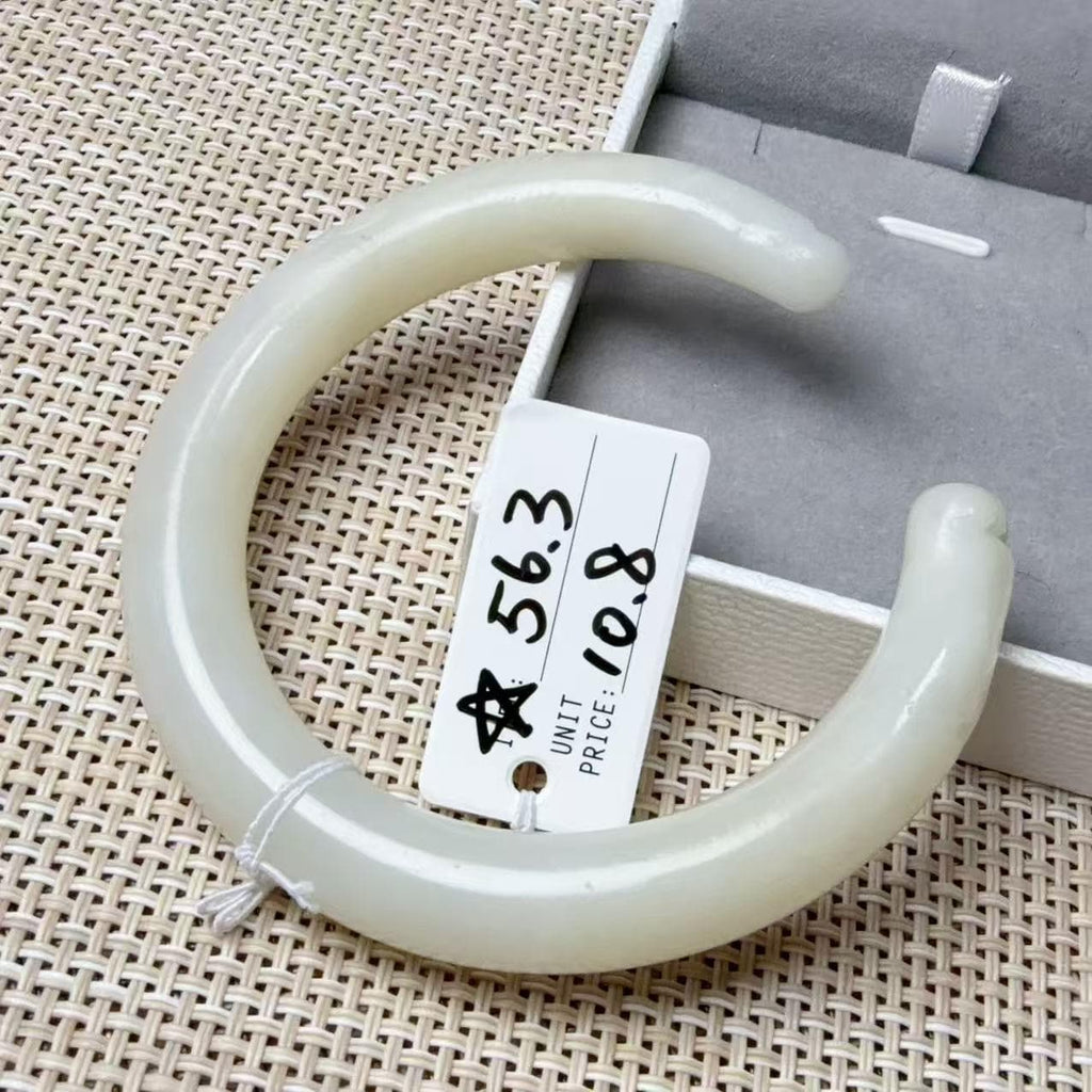 Deal Sale! Natural Jade Bangle Clearance | Imperfect Nephrite Jade Bracelet | Discount Jade Bangles, One of a Kind